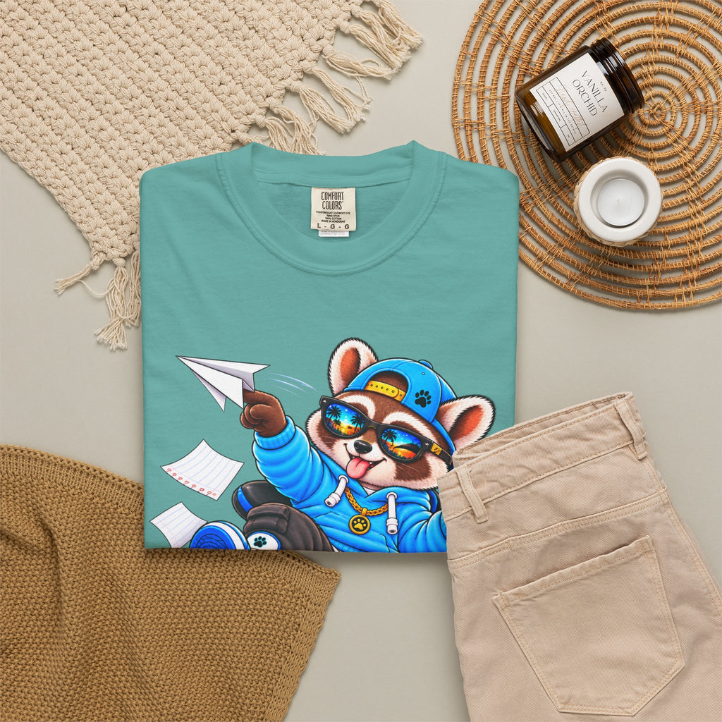 Mischievous Remy Raccoon Graphic T-Shirt