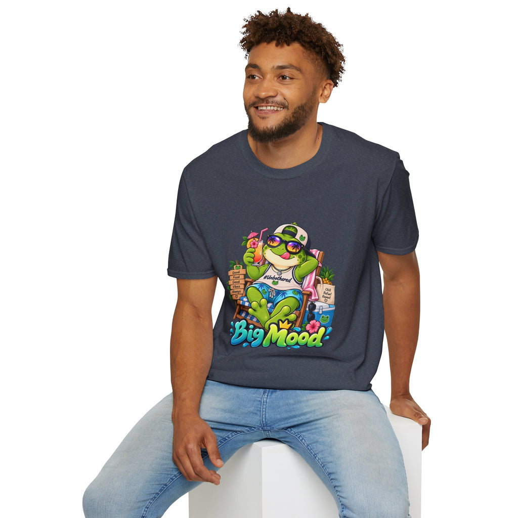 Big Mood Frog T-Shirt — Chill Cartoon Frog Graphic Tee