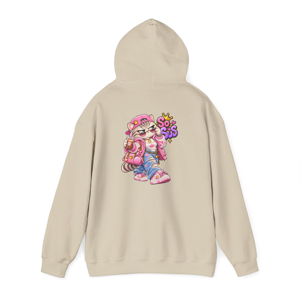 Kawaii So Sus Cat Hoodie – Cute Anime Streetwear Sweatshirt