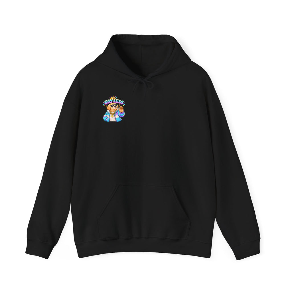 Say Less Golden Retriever - Hoodie — Cute Summer Vacation Graphic Sweatshirt