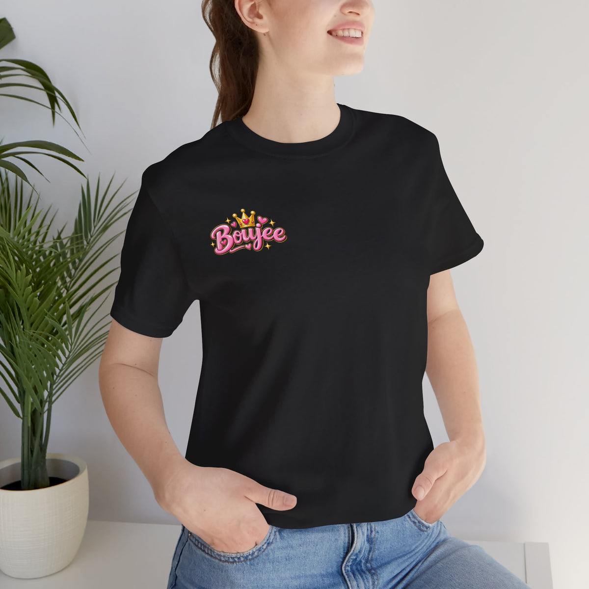 Boujee Kitty Tee — Cute Pink Cat Graphic T-Shirt