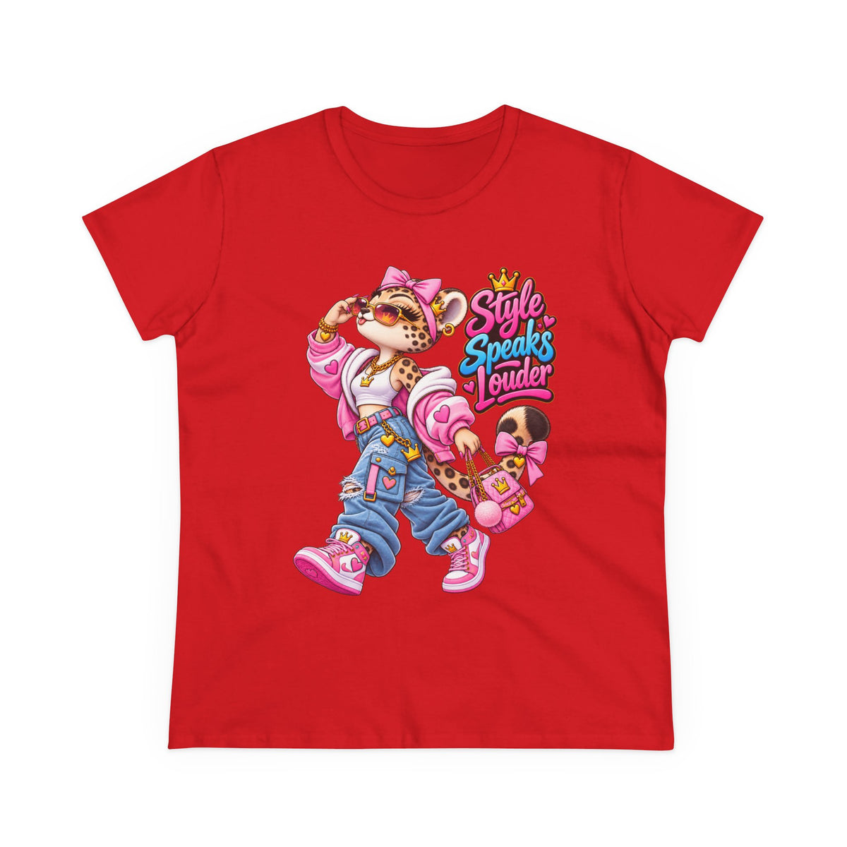 Style Speaks Louder Leopard Girl Tee
