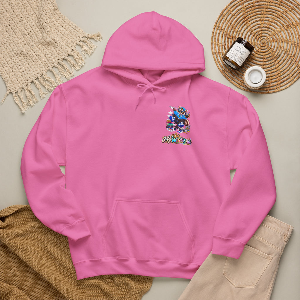 My Wildsona Mischievous Racoon Hoodie — Cute Raccoon Graphic Sweatshirt
