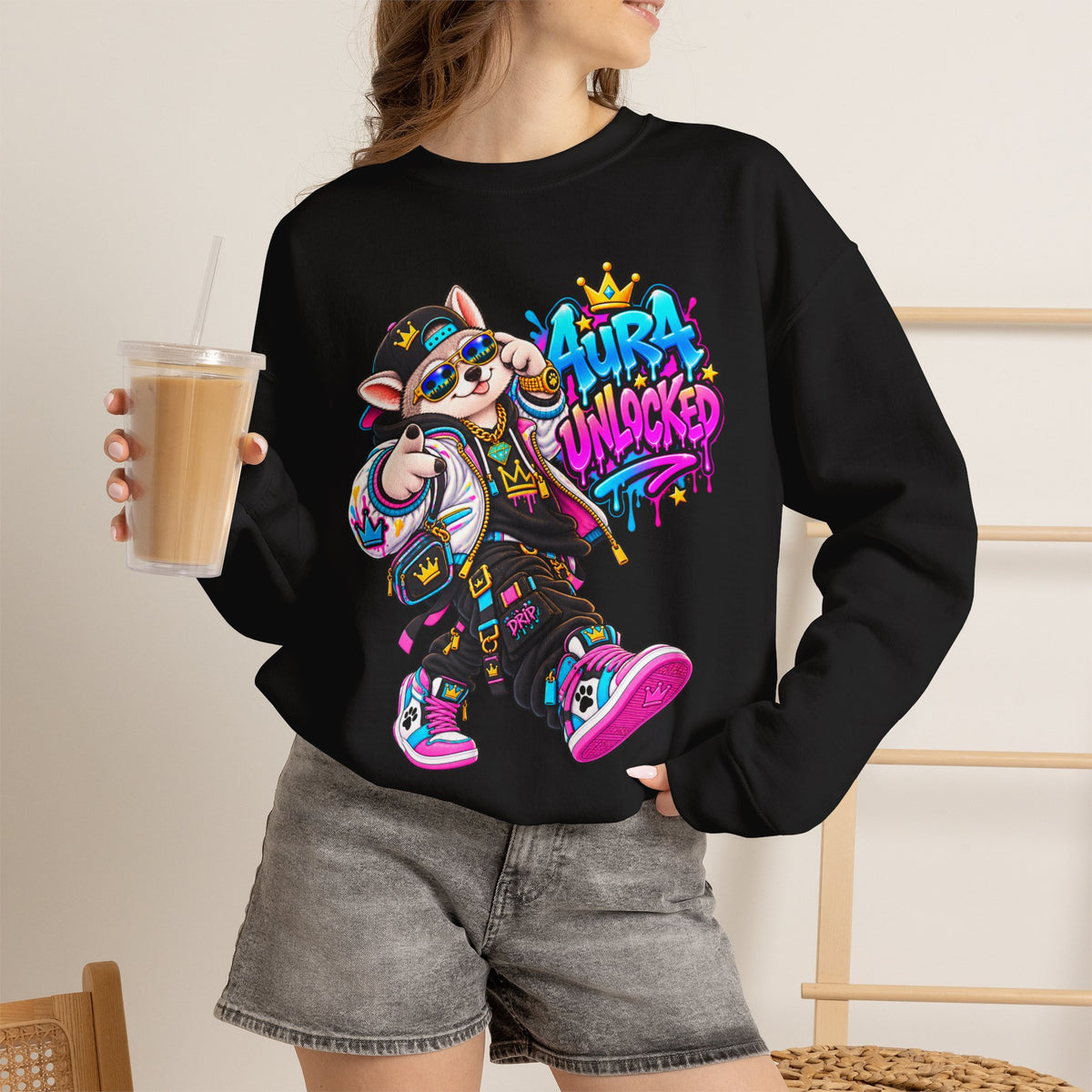 Aura Unlocked - Alaskan Husky - Streetwear  Sweatshirt