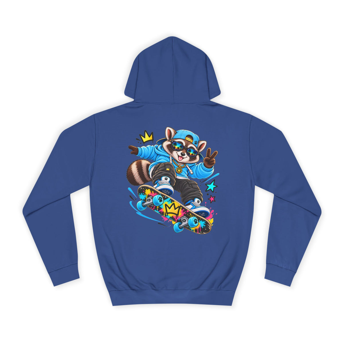Skateboarding Remy Raccoon Hoodie
