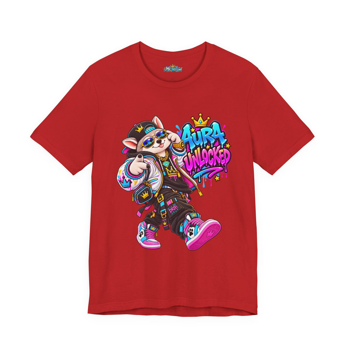 Jynx Alaskan Husky — "Aura Unlocked" Streetwear Graphic Tee