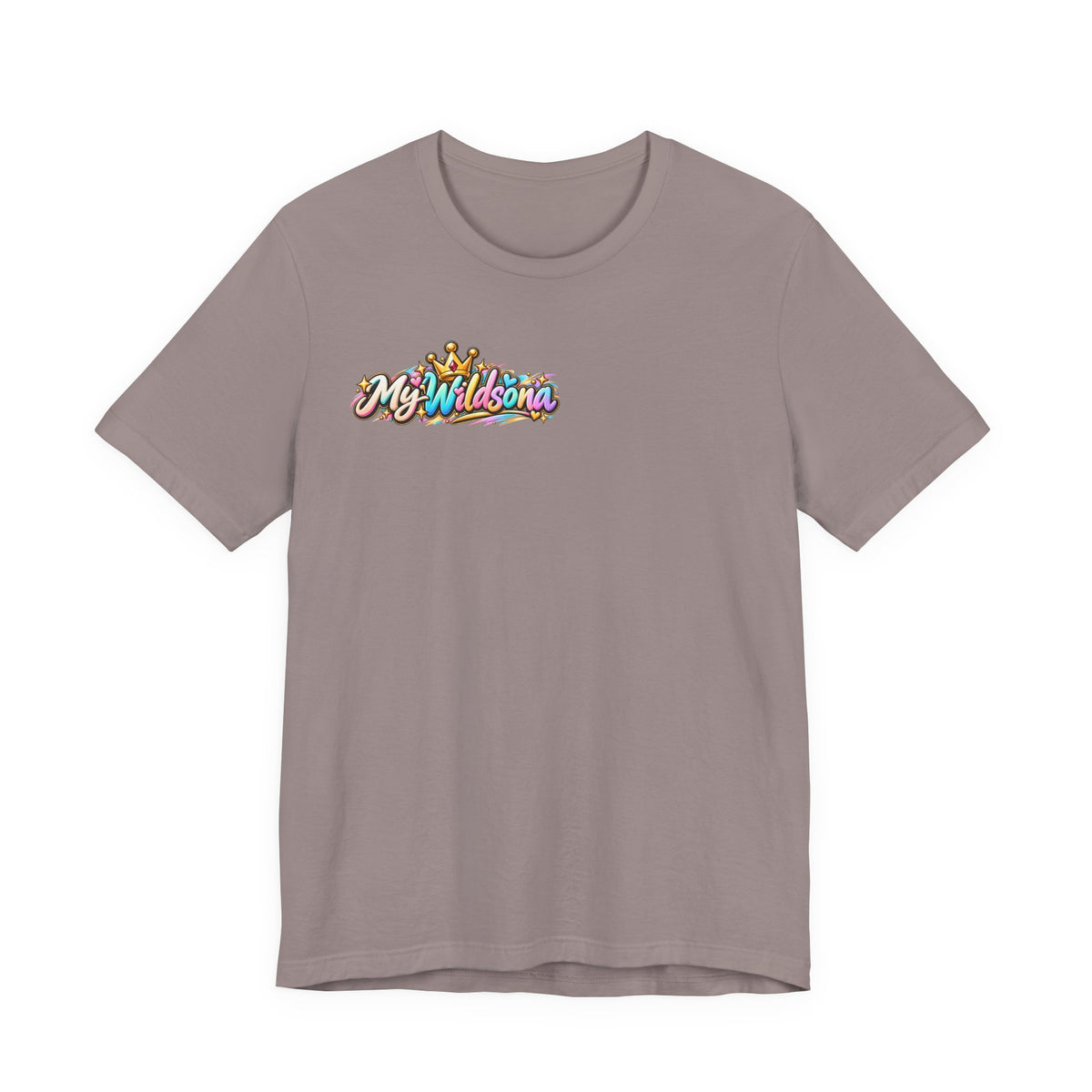 Cute Cartoon Big Personality Dog Tee — Trendy Boba Lover Graphic T-Shirt