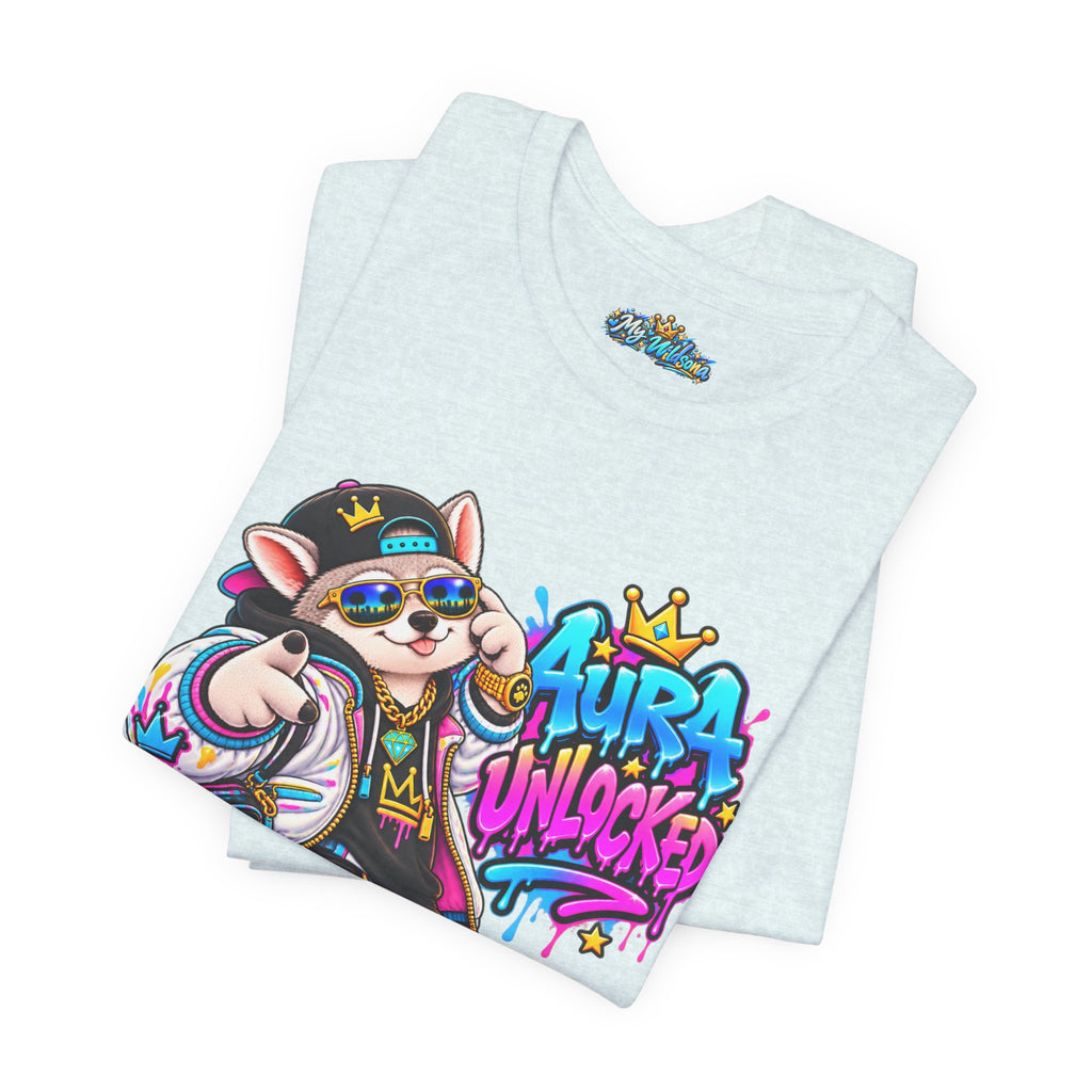 Jynx Alaskan Husky — "Aura Unlocked" Streetwear Graphic Tee