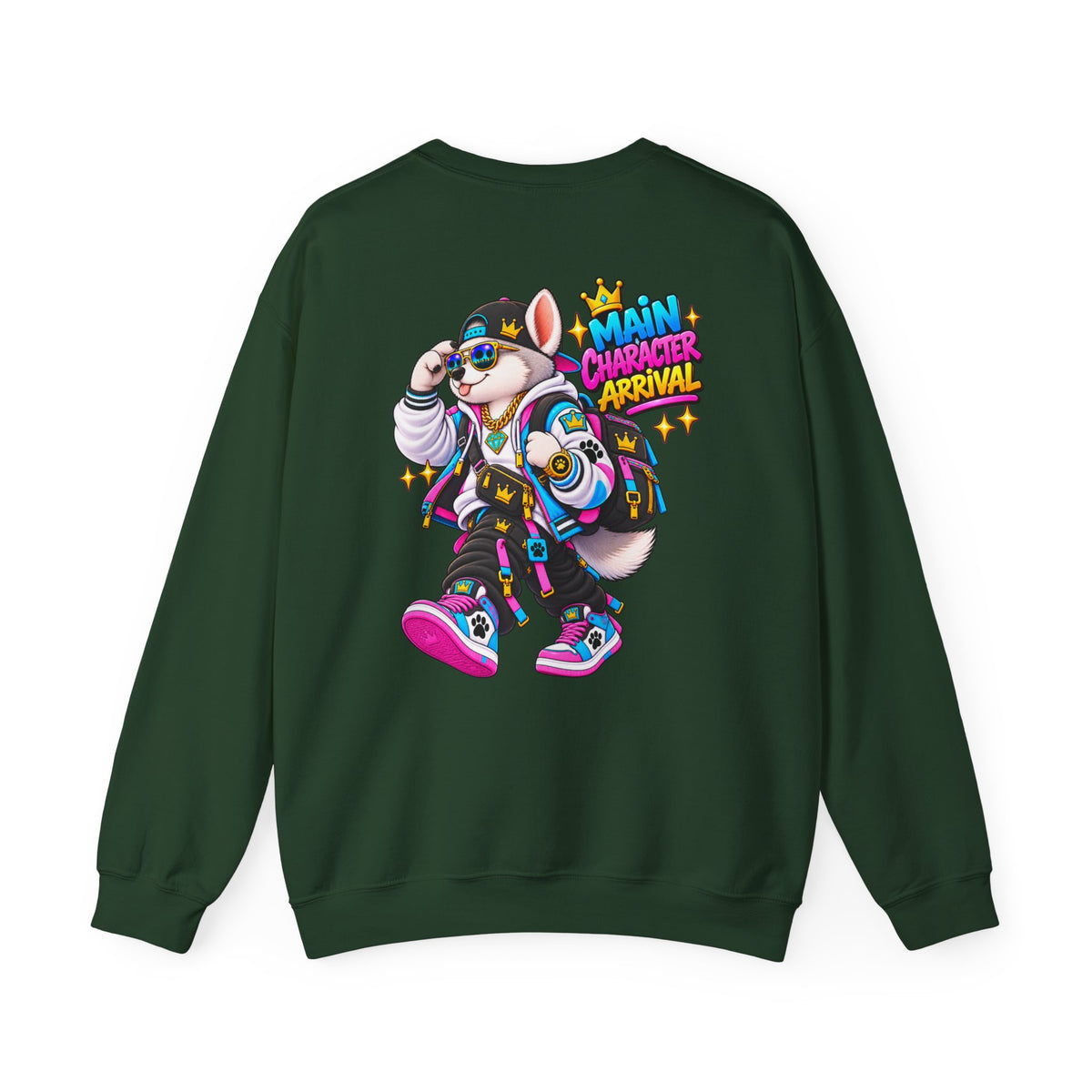 Main Character Husky Unisex Heavy Blend™ Crewneck Sweatshirt