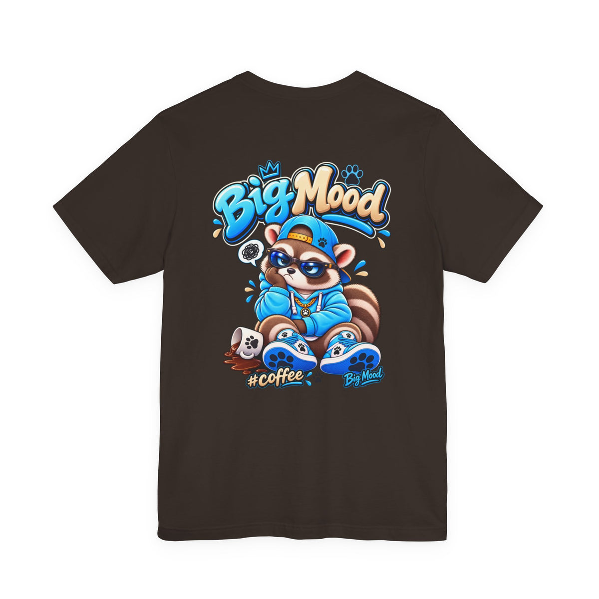 Remy Raccoon Big Mood - Back Graphic - Cute Graphic Tee