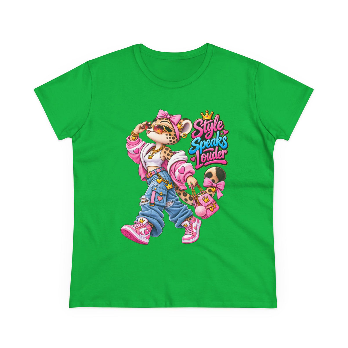 Style Speaks Louder Leopard Girl Tee
