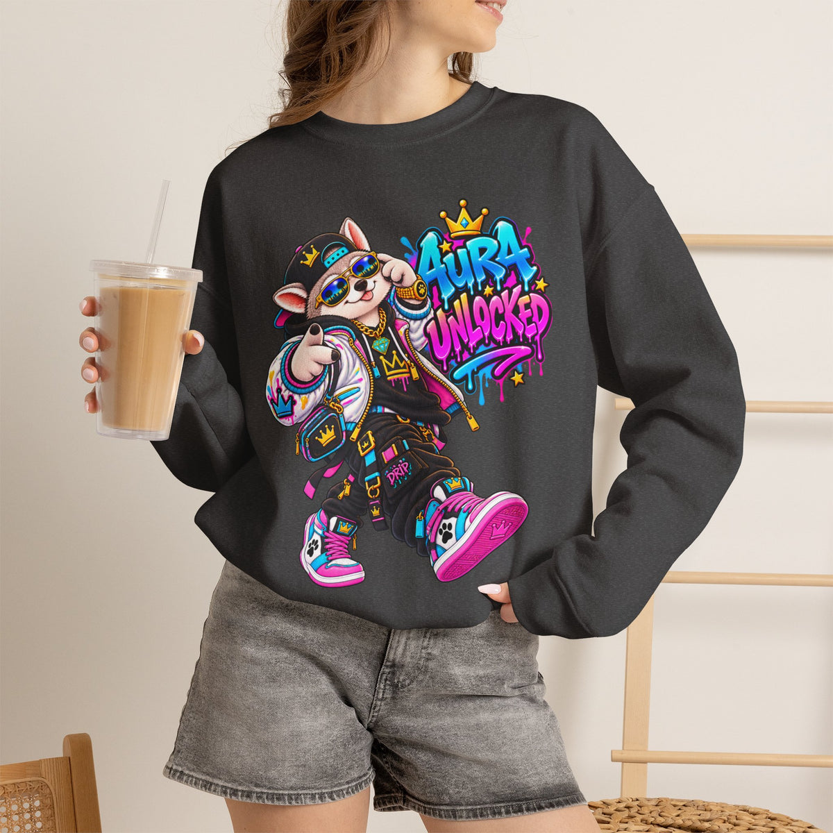 Aura Unlocked - Alaskan Husky - Streetwear  Sweatshirt