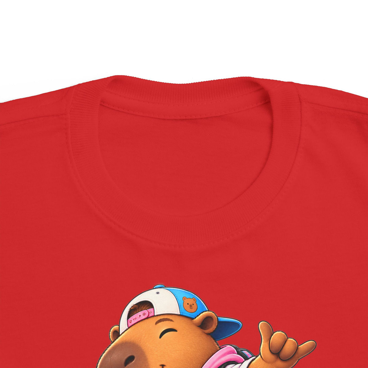 Toddler Capybara Skate T-Shirt — Cute Skateboarding Capybara Tee for Kids