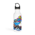 Mischievous Raccoon Graffiti Stainless Steel Water Bottle – Urban Street Art Drink Bottle