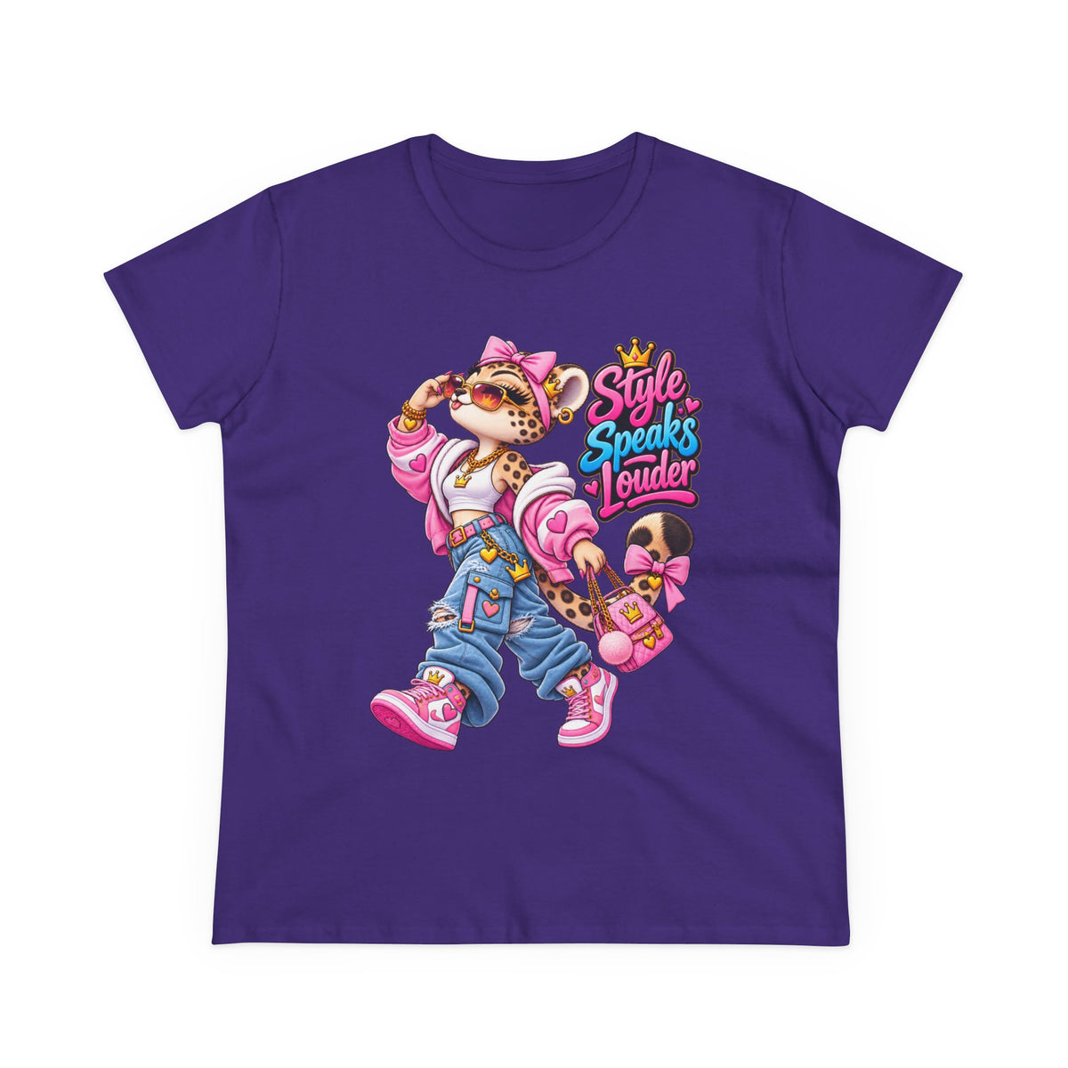Style Speaks Louder Leopard Girl Tee