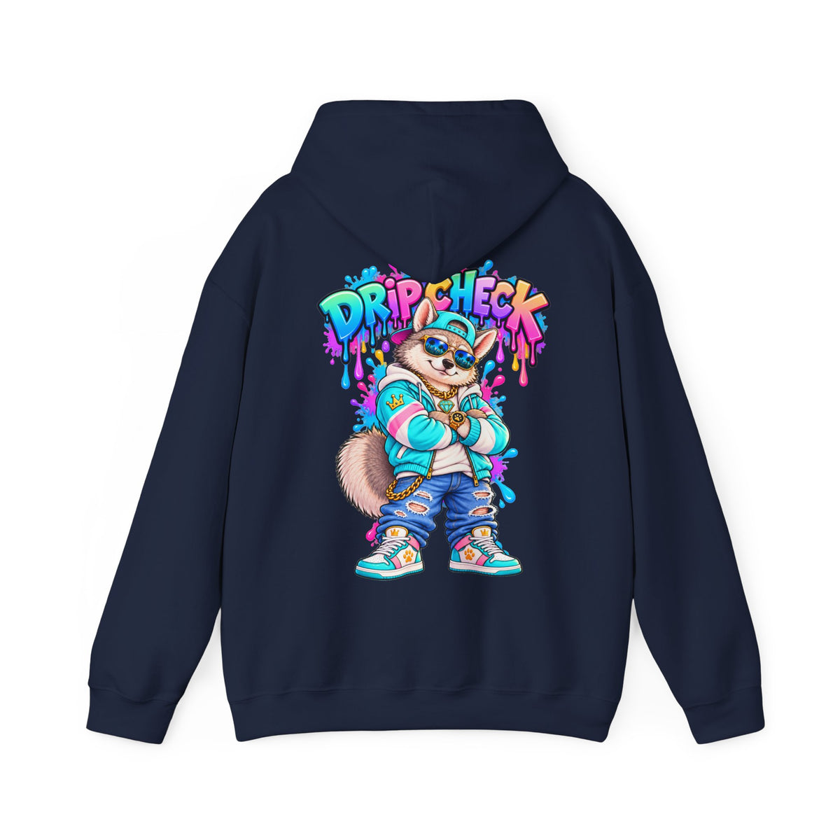 Drip Check - Unisex Heavy Blend™ Hooded Sweatshirt