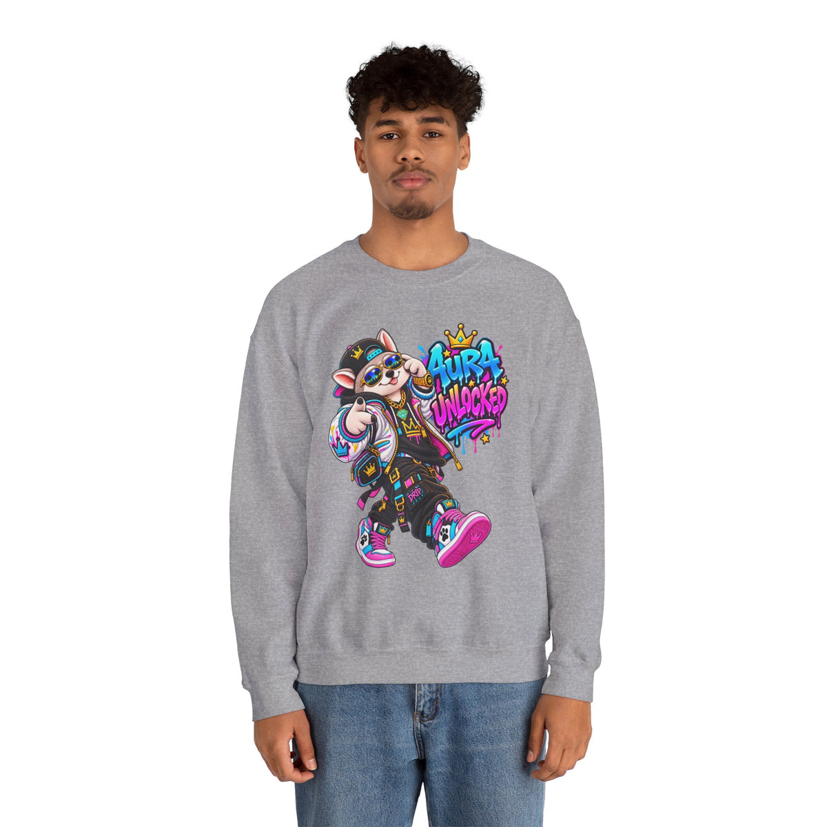 Aura Unlocked - Alaskan Husky - Streetwear  Sweatshirt