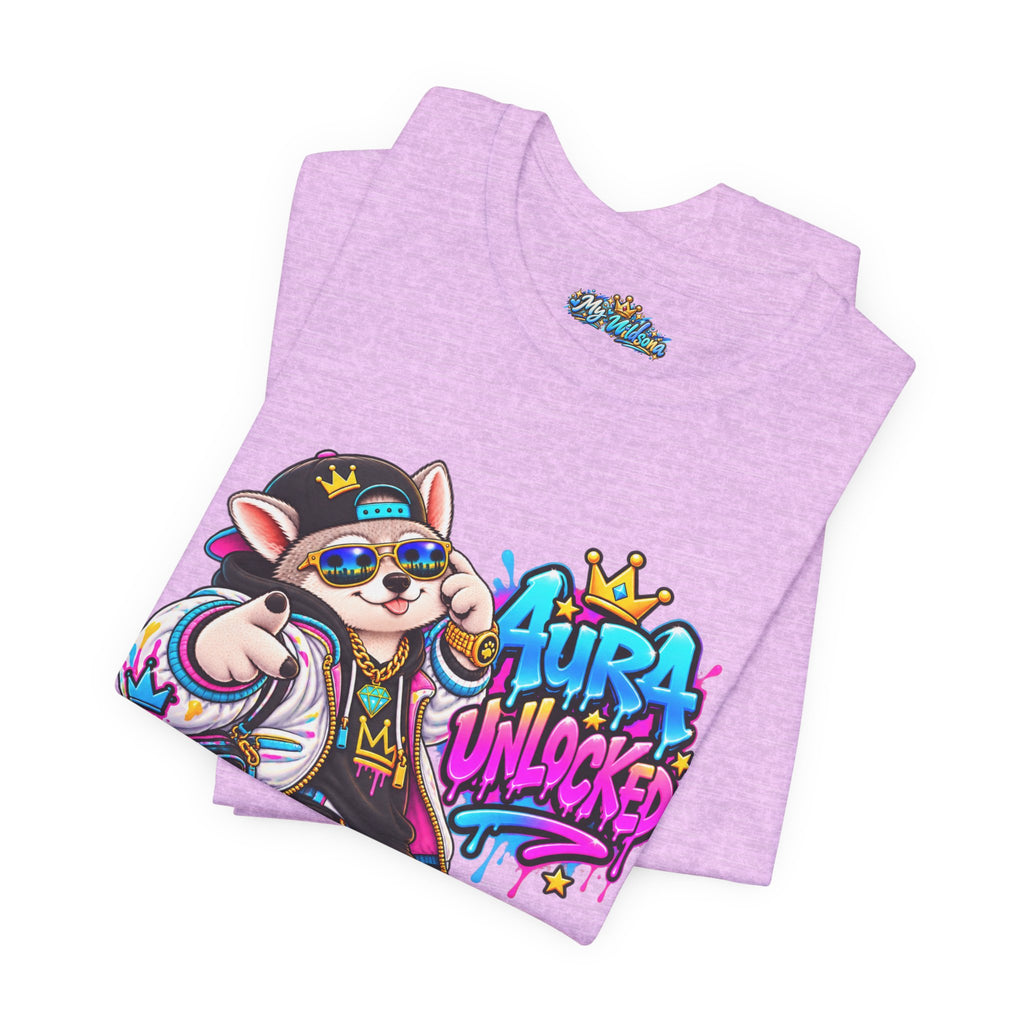 Jynx Alaskan Husky — "Aura Unlocked" Streetwear Graphic Tee