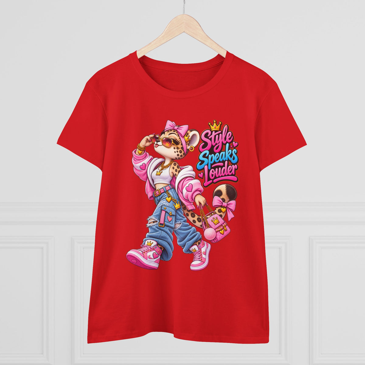 Style Speaks Louder Leopard Girl Tee