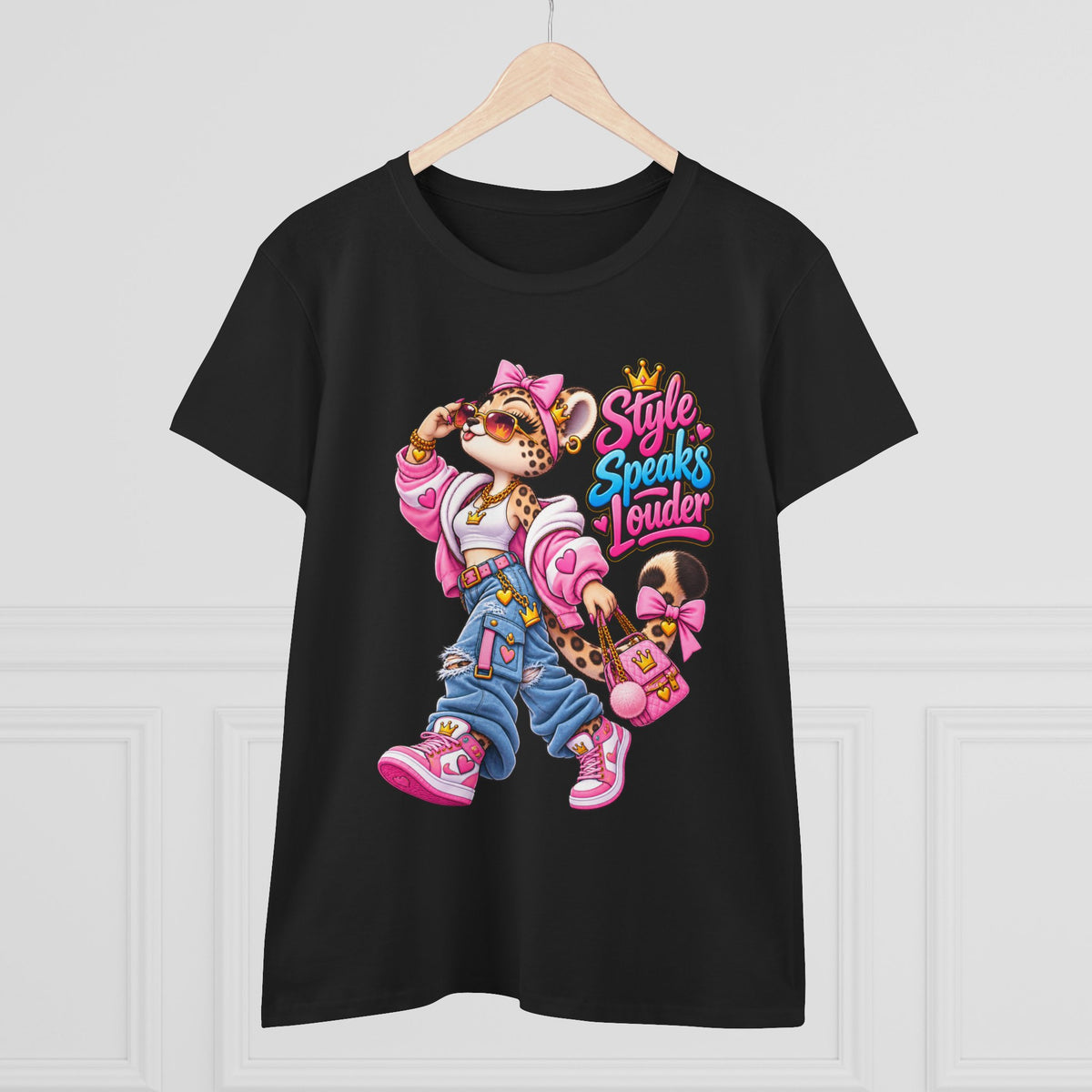 Style Speaks Louder Leopard Girl Tee
