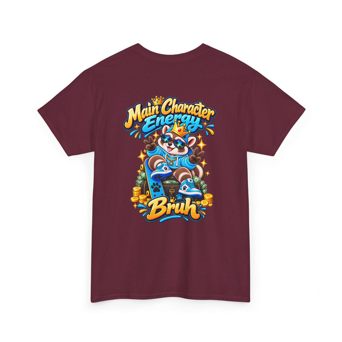 Remy Raccoon Main Character Energy Graphic Tee