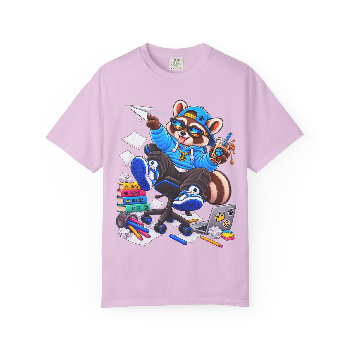 Mischievous Remy Raccoon Graphic T-Shirt