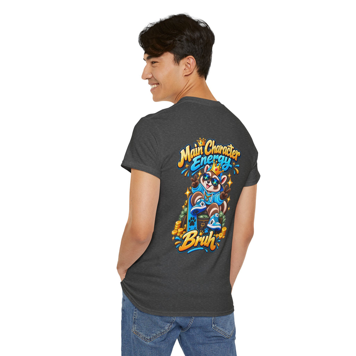 Remy Raccoon Main Character Energy Graphic Tee