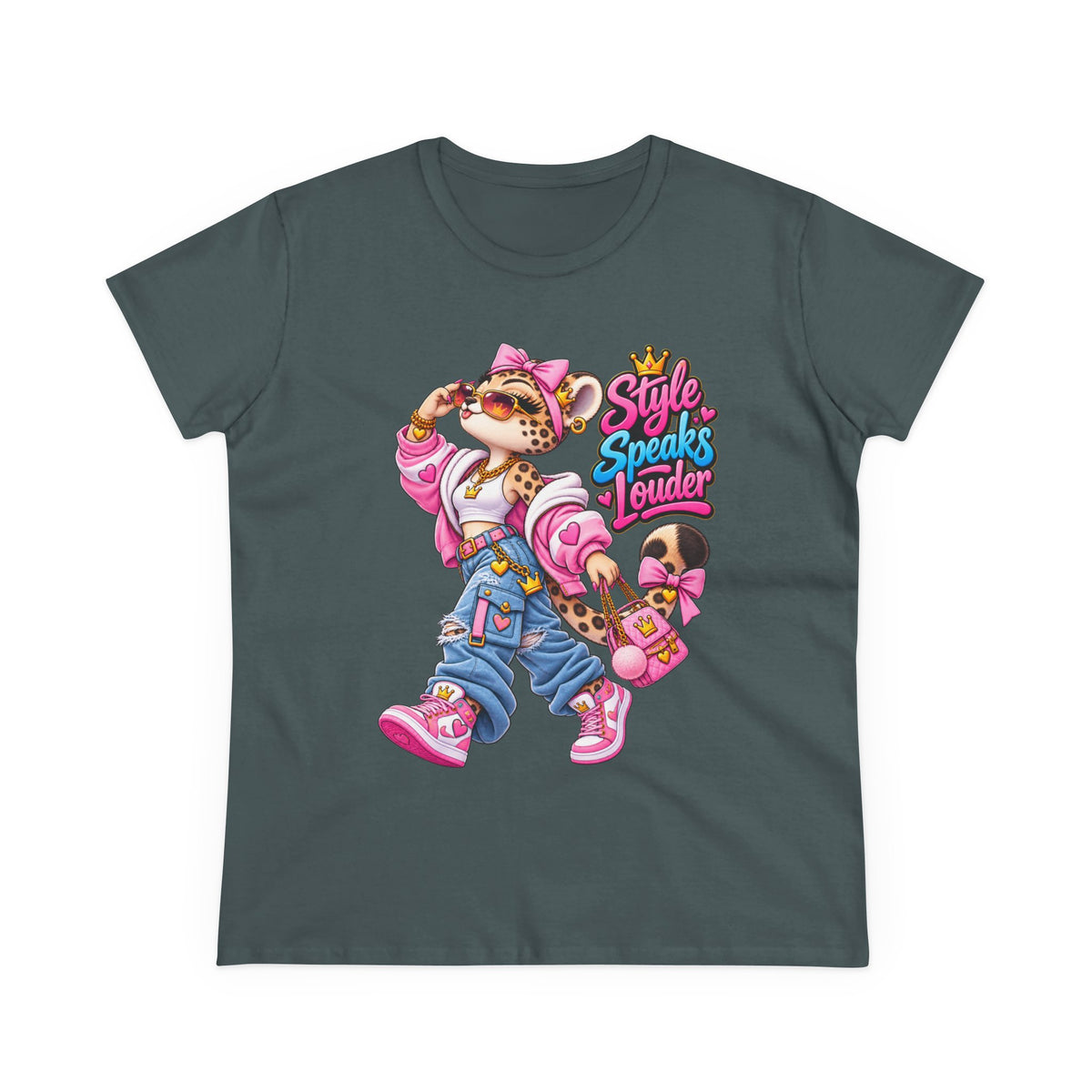 Style Speaks Louder Leopard Girl Tee