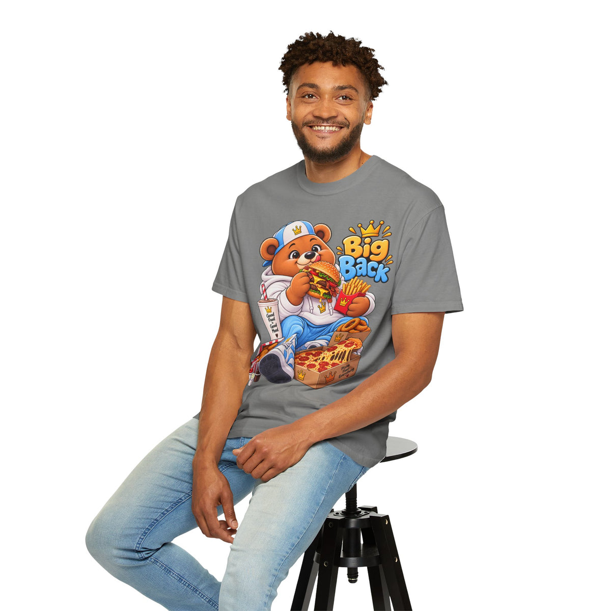 Mochi Big Back Bear - Fast Food - T-Shirt