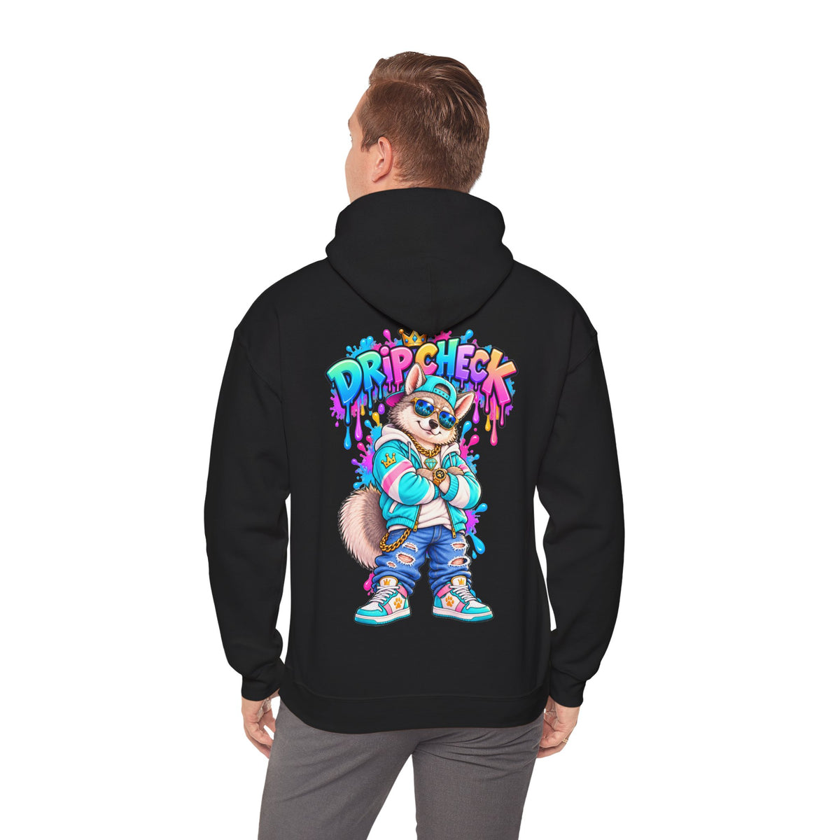 Drip Check - Unisex Heavy Blend™ Hooded Sweatshirt