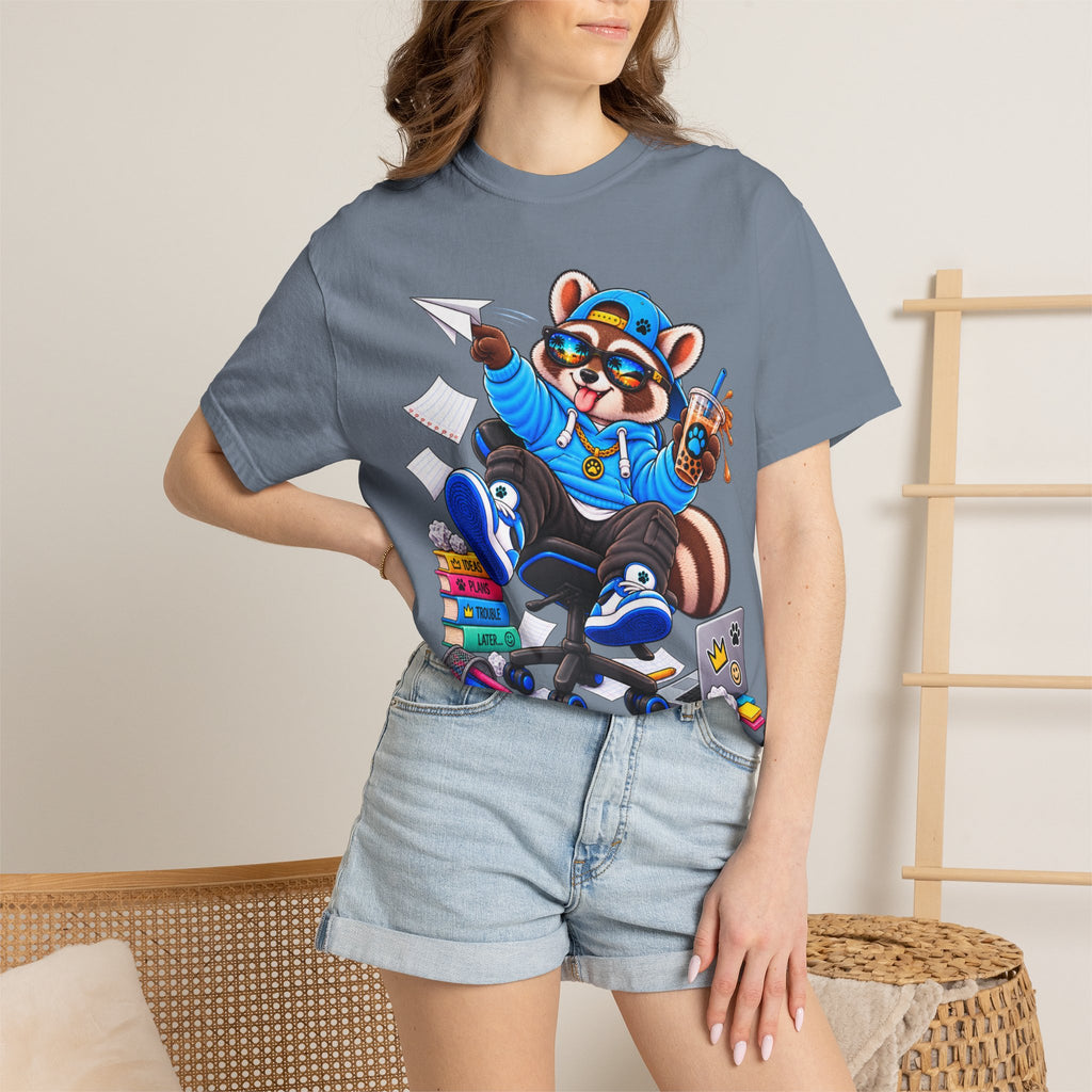 Mischievous Remy Raccoon Graphic T-Shirt