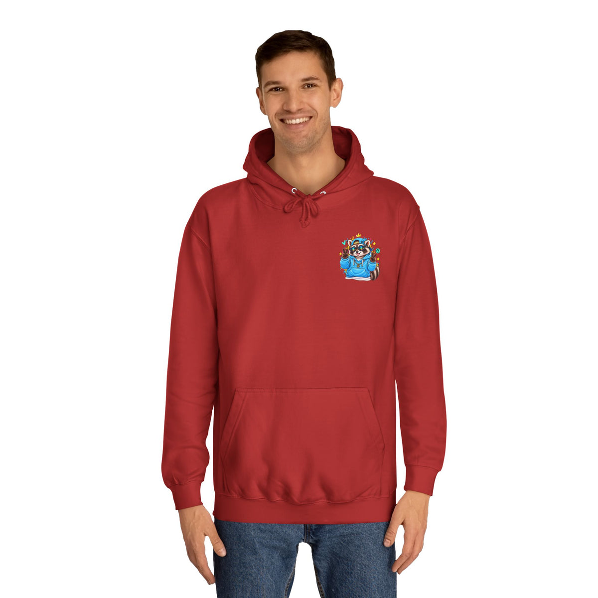 Skateboarding Remy Raccoon Hoodie