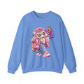 Cute Streetwear Cat Crewneck Sweatshirt — "So Sus" Graphic