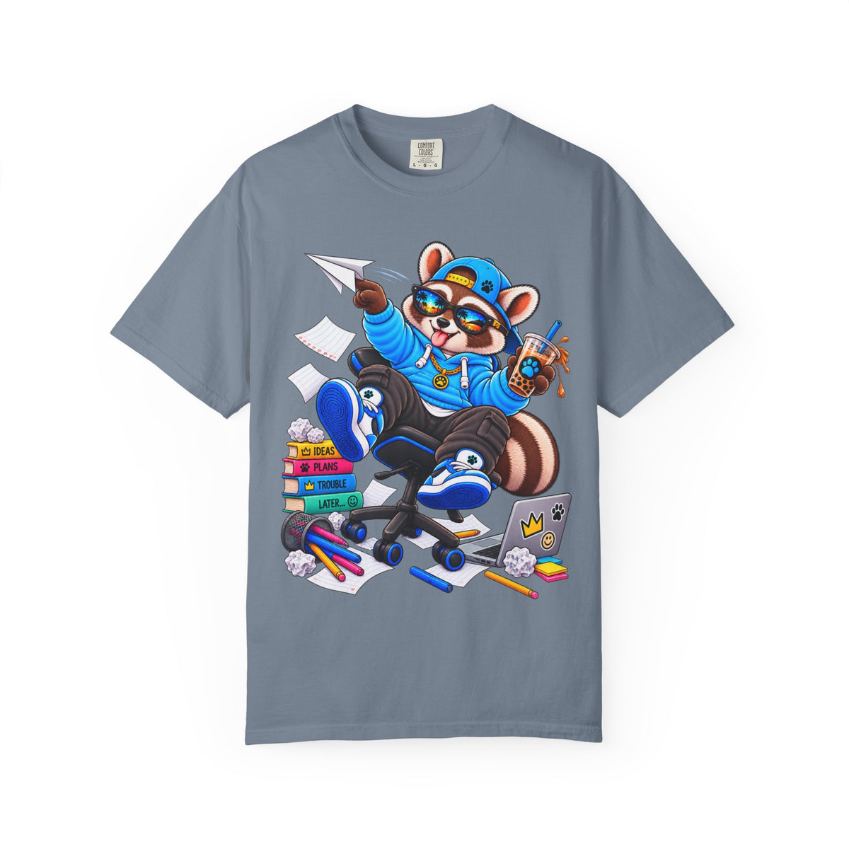 Mischievous Remy Raccoon Graphic T-Shirt