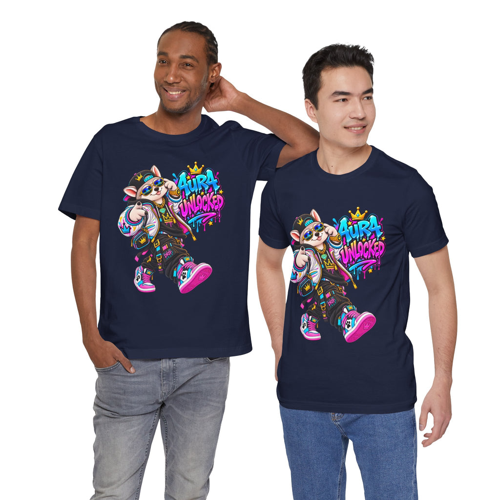 Jynx Alaskan Husky — "Aura Unlocked" Streetwear Graphic Tee