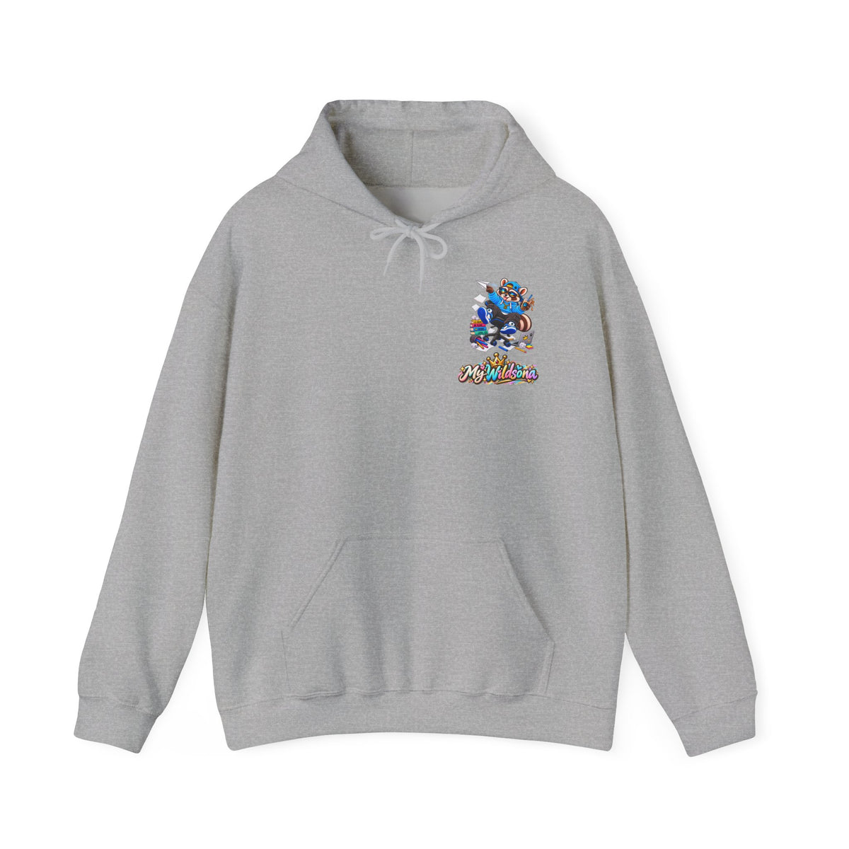 My Wildsona Mischievous Racoon Hoodie — Cute Raccoon Graphic Sweatshirt