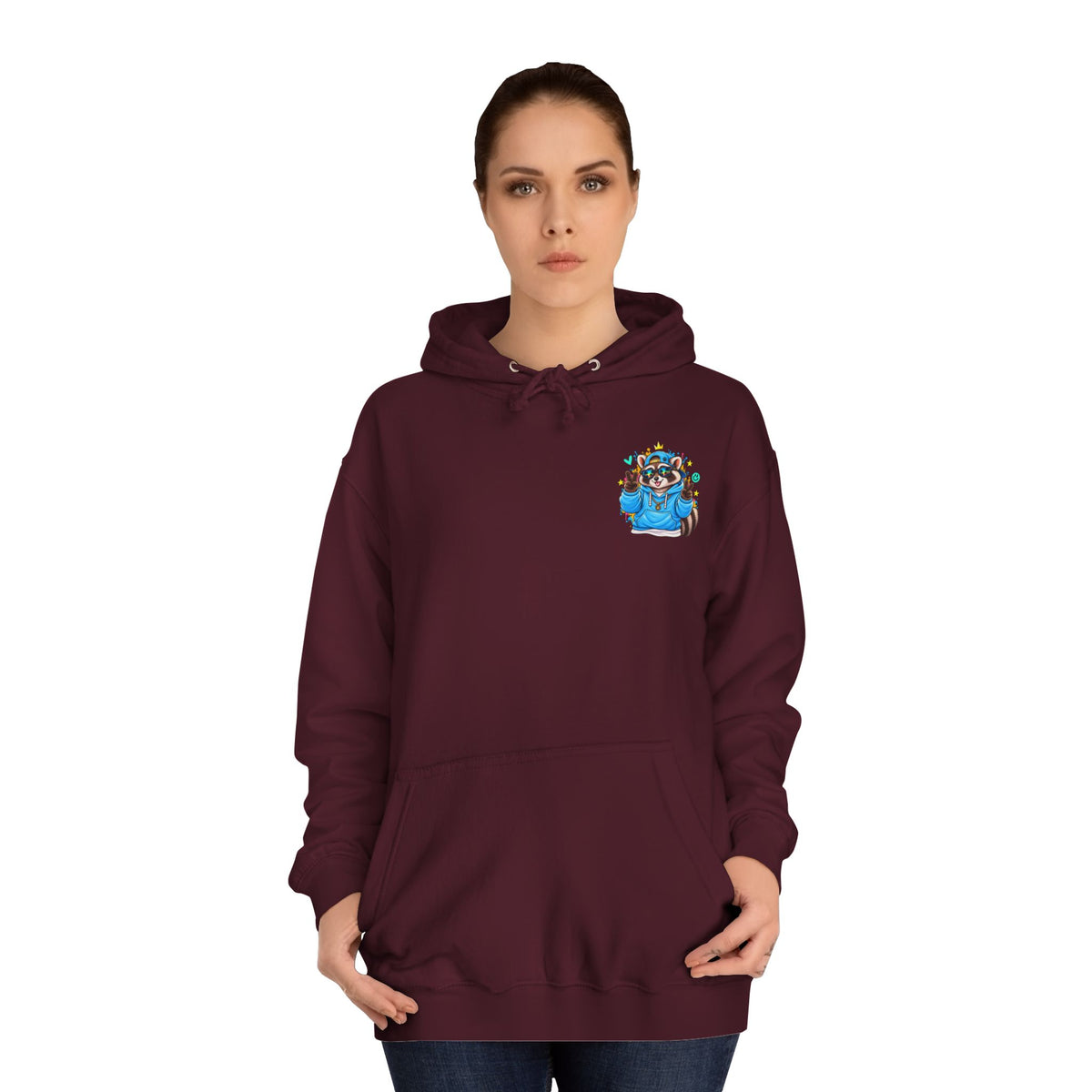 Skateboarding Remy Raccoon Hoodie