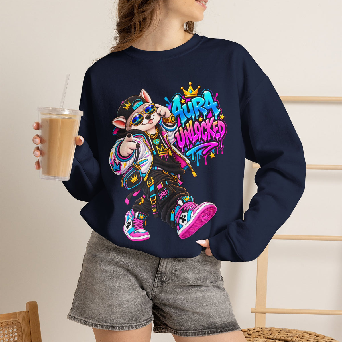 Aura Unlocked - Alaskan Husky - Streetwear  Sweatshirt