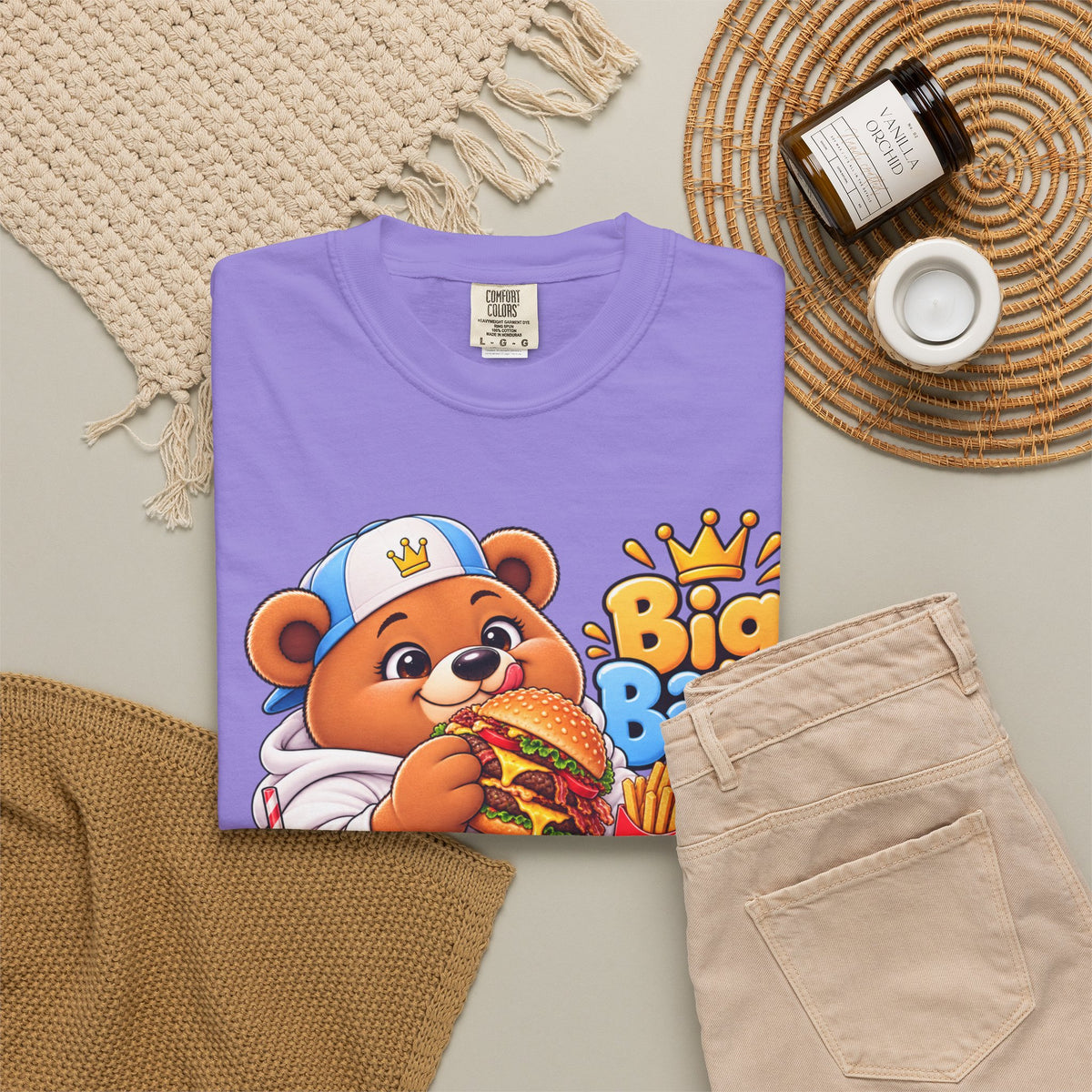 Mochi Big Back Bear - Fast Food - T-Shirt