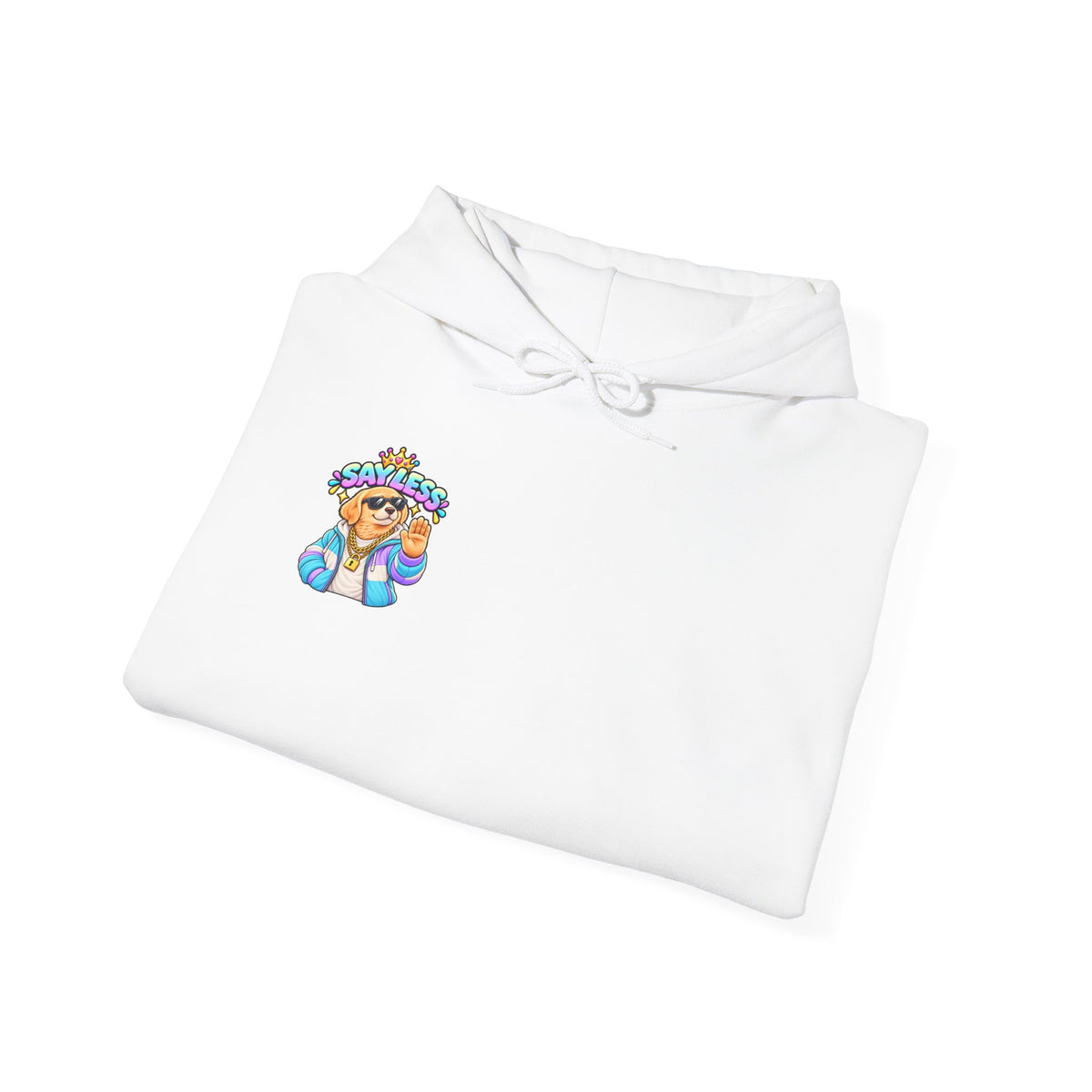 Say Less Golden Retriever - Hoodie — Cute Summer Vacation Graphic Sweatshirt