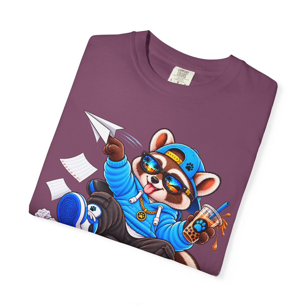 Mischievous Remy Raccoon Graphic T-Shirt