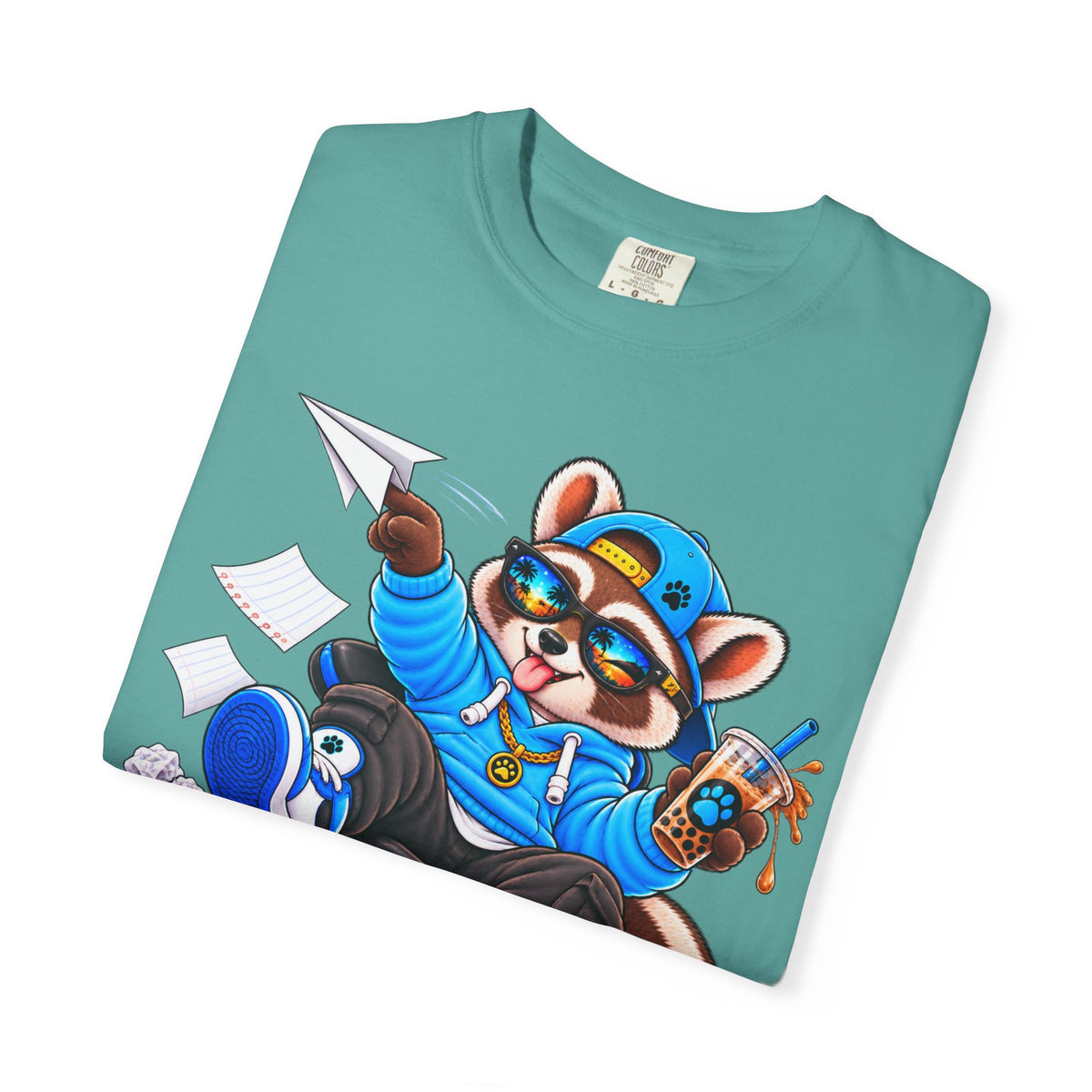 Mischievous Remy Raccoon Graphic T-Shirt