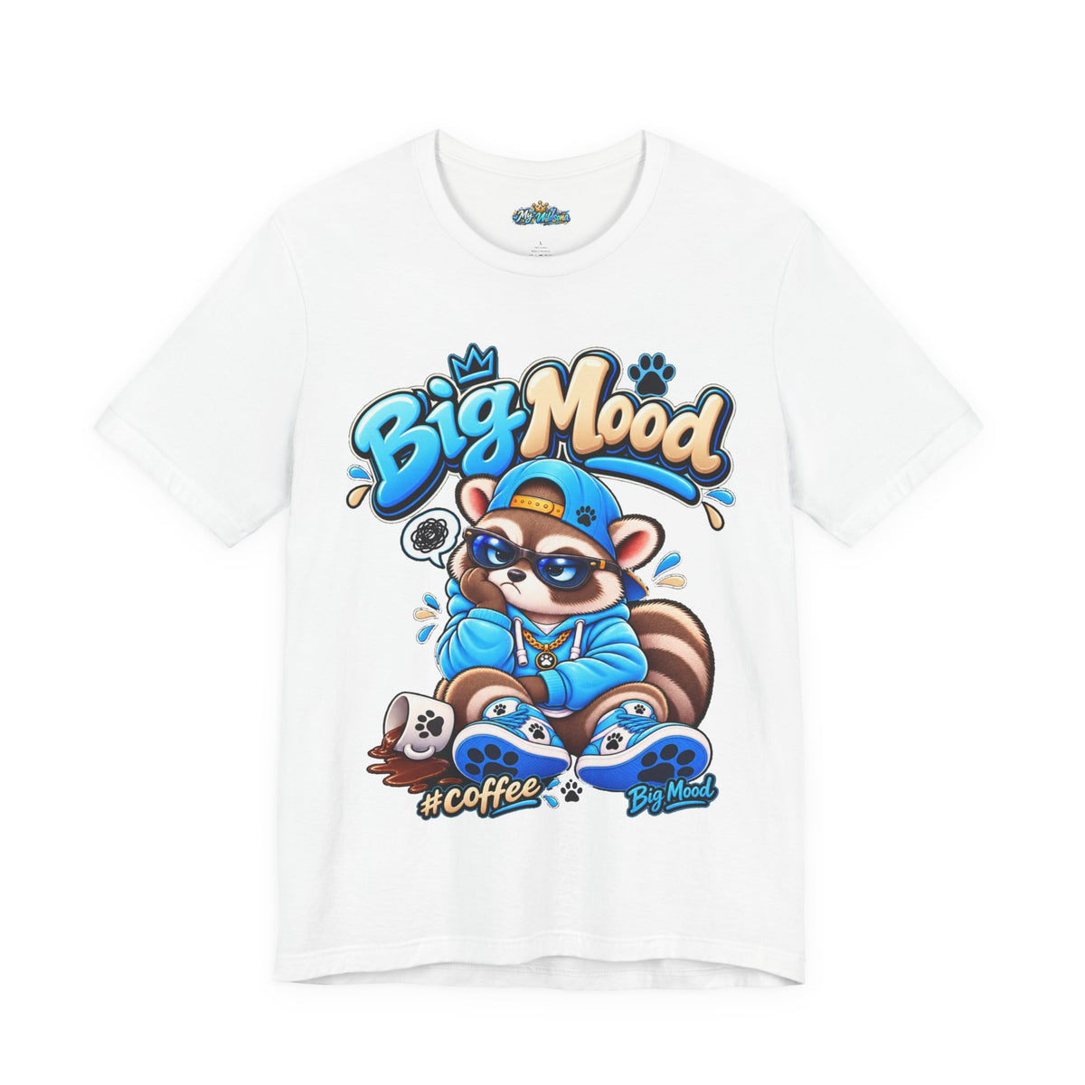 Remy Big Mood Raccoon Coffee T-Shirt