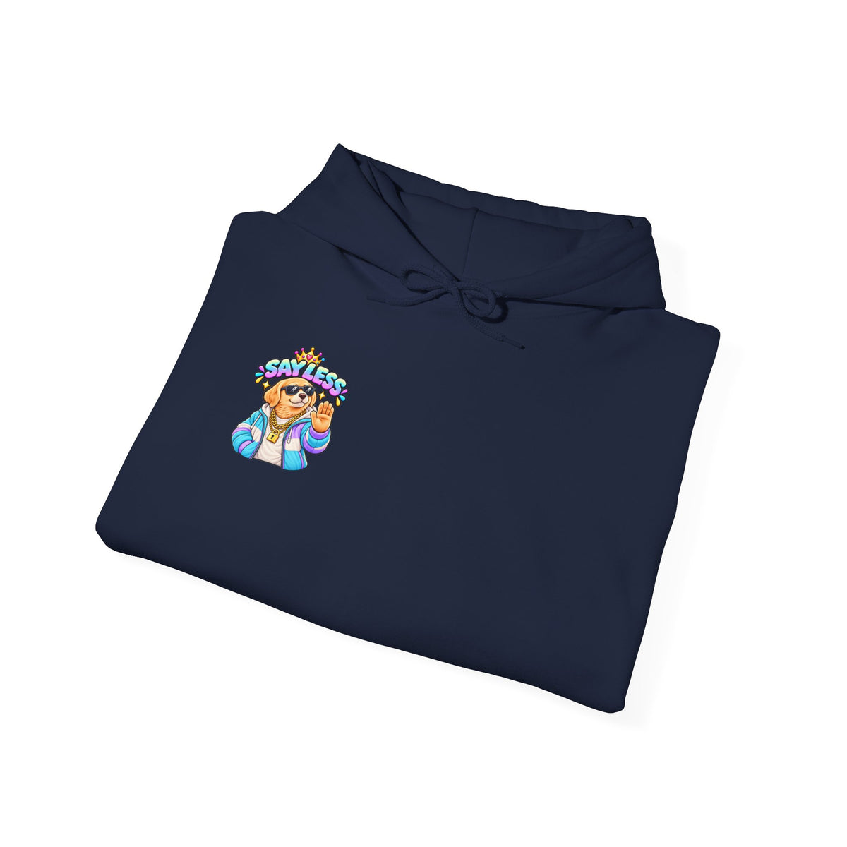 Say Less Golden Retriever - Hoodie — Cute Summer Vacation Graphic Sweatshirt