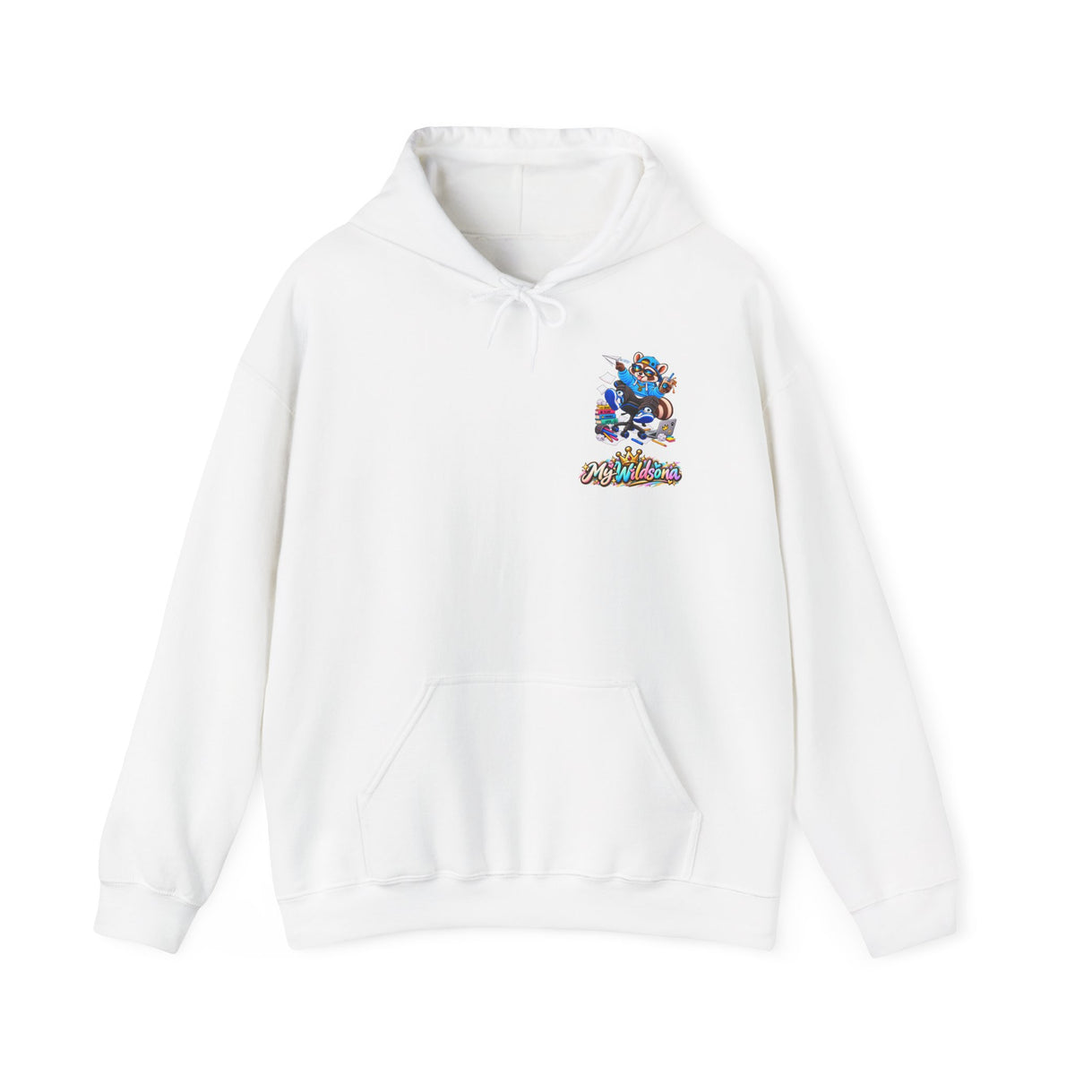 My Wildsona Mischievous Racoon Hoodie — Cute Raccoon Graphic Sweatshirt
