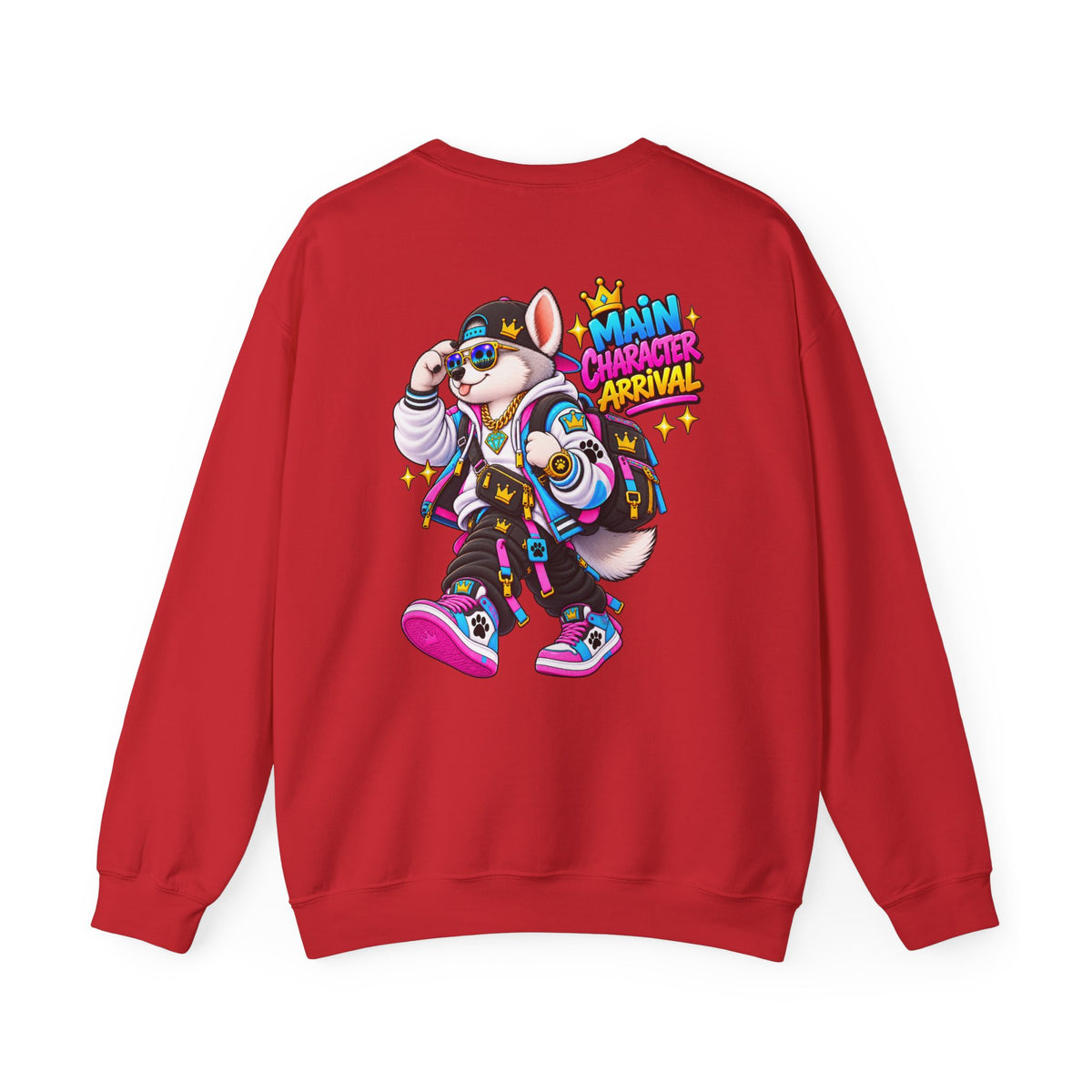 Main Character Husky Unisex Heavy Blend™ Crewneck Sweatshirt