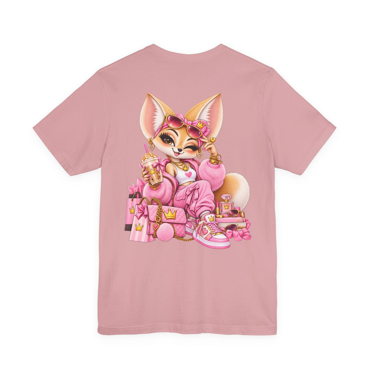 Boujee Kitty Tee — Cute Pink Cat Graphic T-Shirt