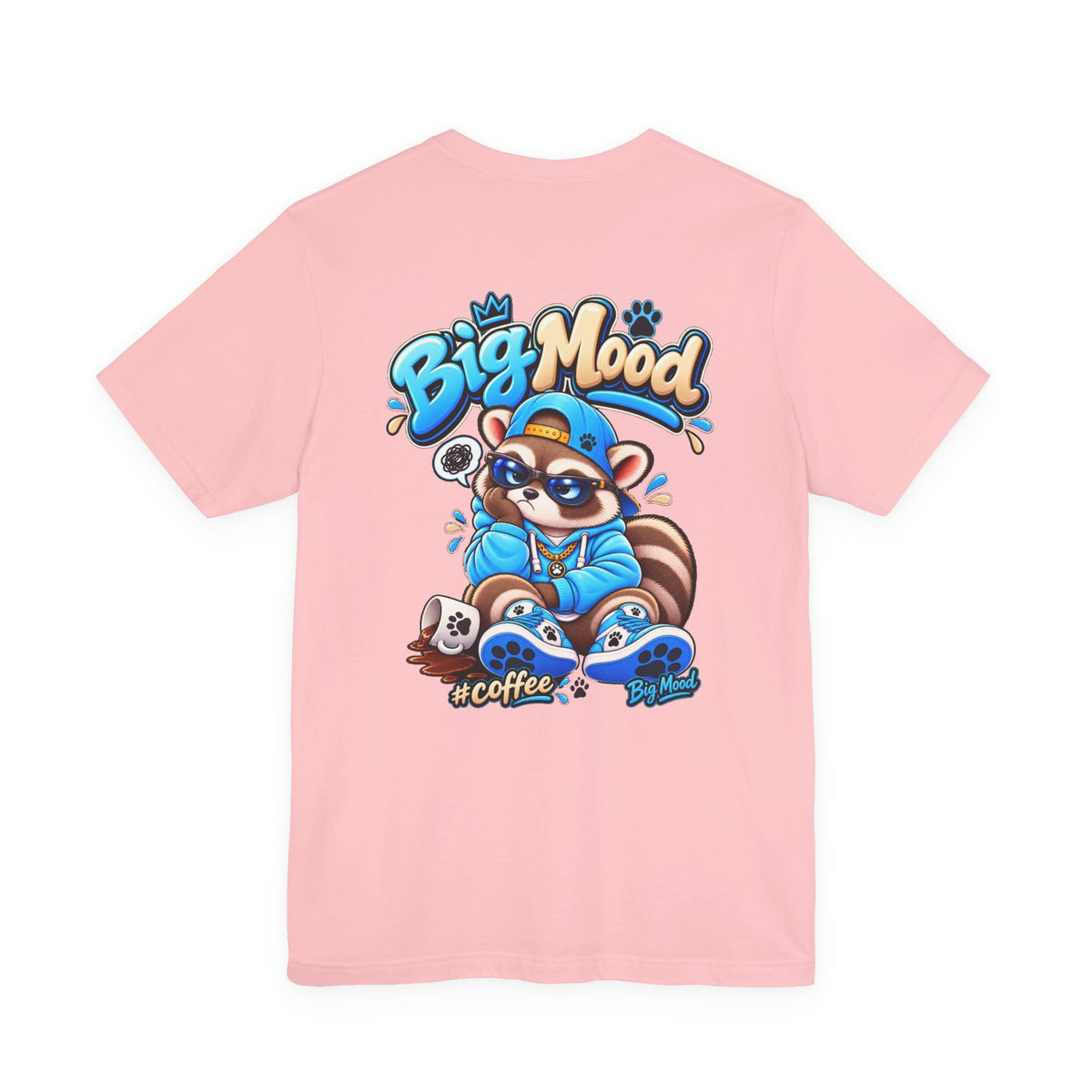 Remy Raccoon Big Mood - Back Graphic - Cute Graphic Tee