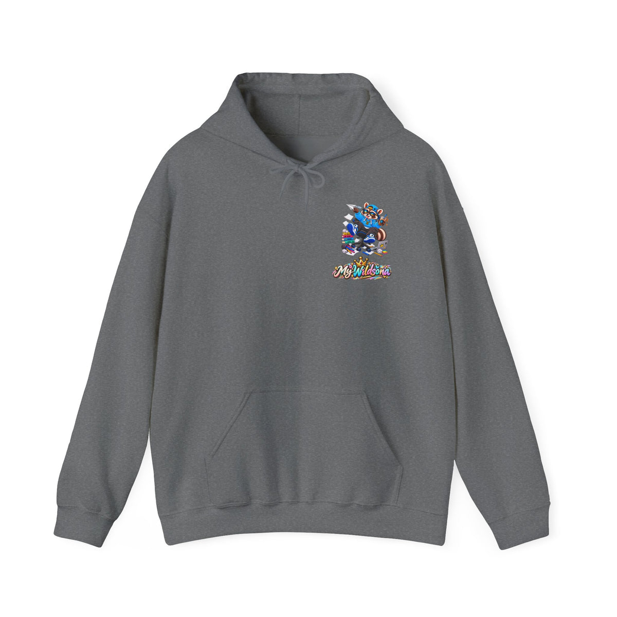 My Wildsona Mischievous Racoon Hoodie — Cute Raccoon Graphic Sweatshirt