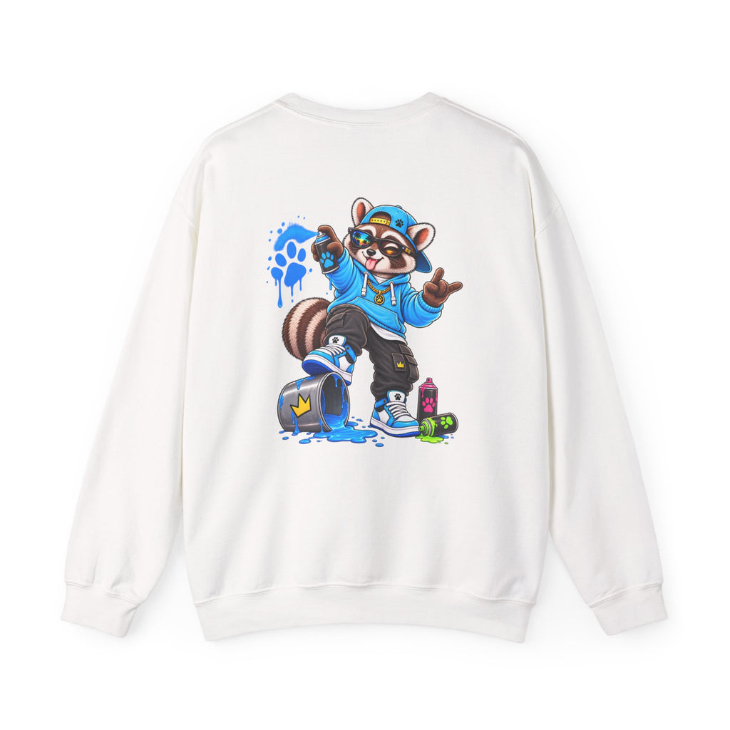 Remy Raccoon Graffiti Sweatshirt